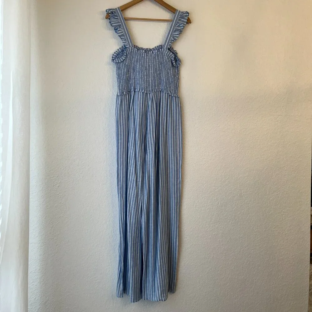 H&M blue striped